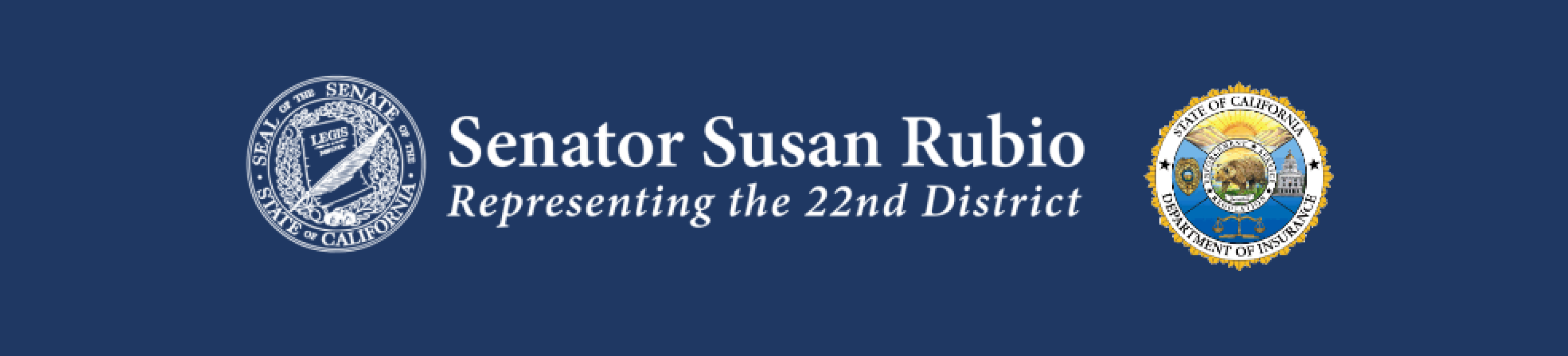 Logo, Senator Susan Rubio Representing the 22nd District, CDI Logo