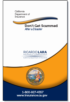 Dont get scammed Brochure cover