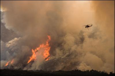 Harris Wildfire in Southern California