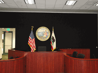 LA Hearing Room view of the Bench