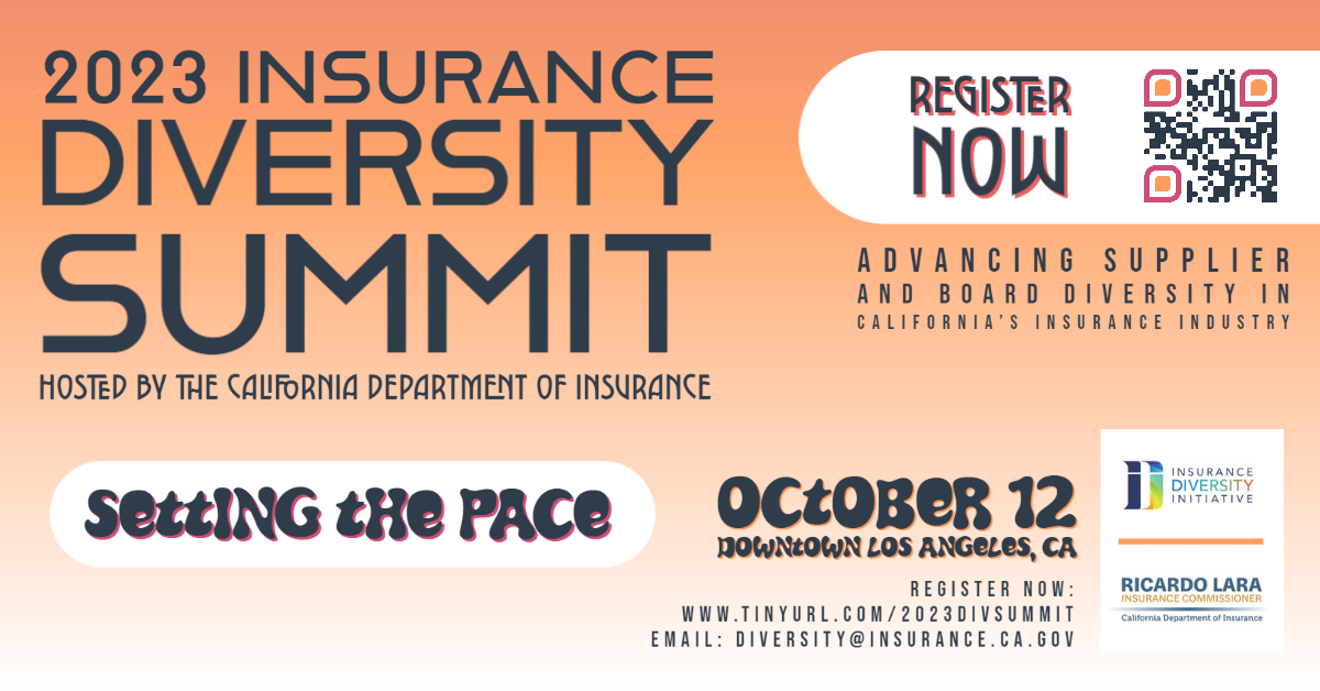 2023 Div Summit - Register Now Banner, Los Angeles, CA. Setting the Pace, 
