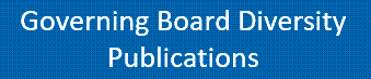 Governing Board Diversity Publications