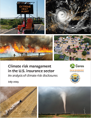 Review of 2022 Climate Risk TCFD Reports: Ceres and California Department of Insurance