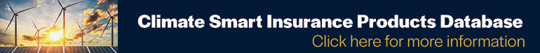 climate smart insurance products database