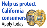 Help us protect California consumers